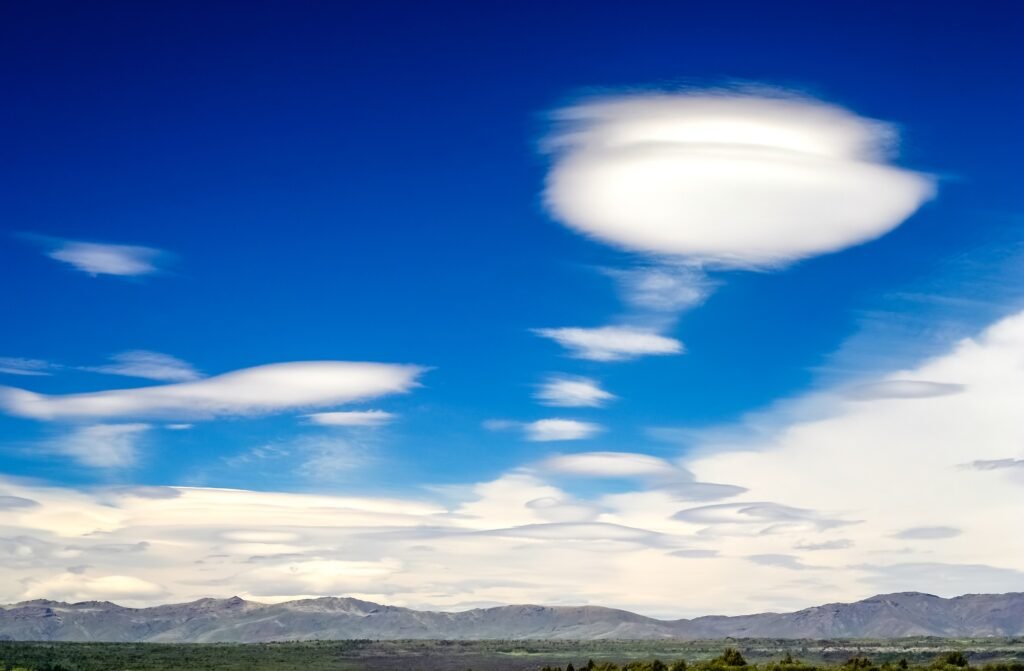 Strange looking clouds