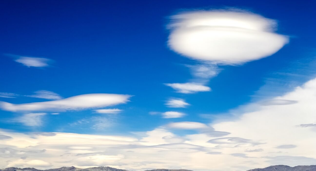 Strange looking clouds