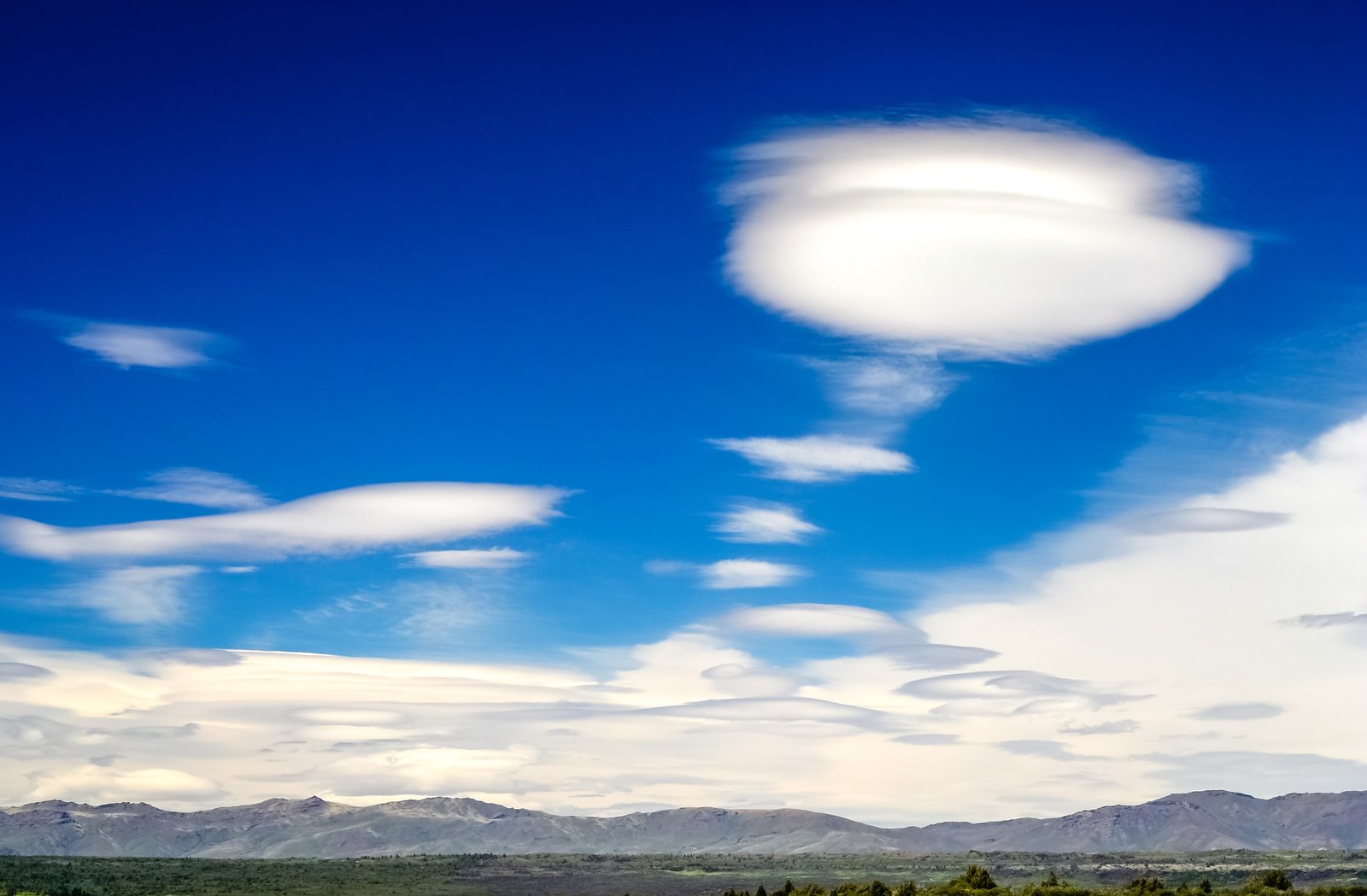 Strange looking clouds